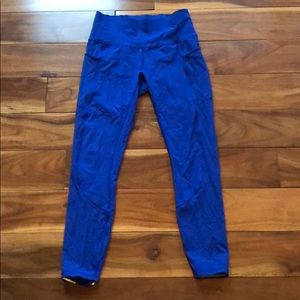 Lulu tights, side pockets, back zip pocket